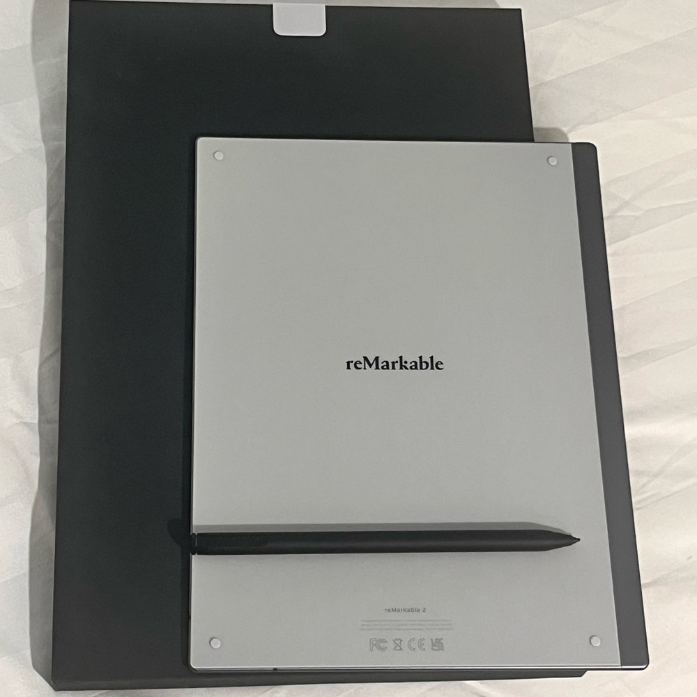 Gray ReMarkable Tablet With Pen - Picture 2 of 2